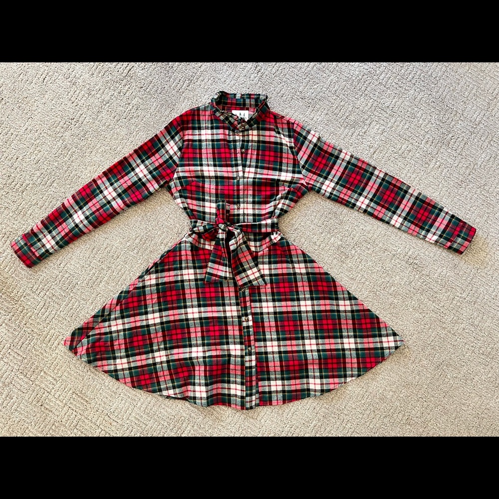 Kiel James Patrick Flannel Plaid Dress